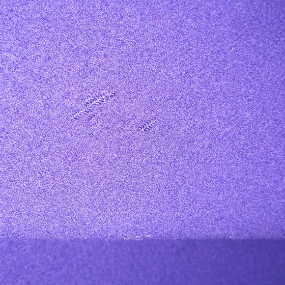 Vintage Christian Dior Purple Wool Coat with Black Velvet Collar, size 6 - Picture 4 of 10